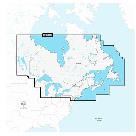 Garmin Navionics+ NSUS012R Canada, East, Great Lakes 010-C1484-20